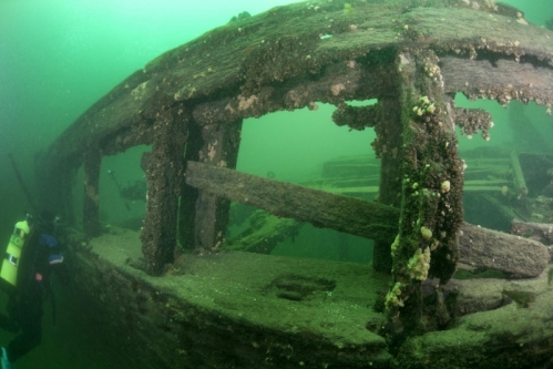 Anchor on wreck